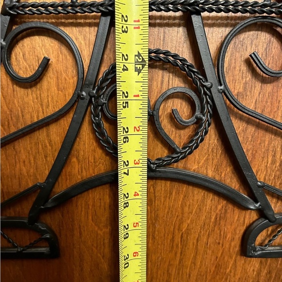 Paris Eiffel Tower - large wall decor - approx 30" tall - black wrought … - Picture 5 of 6